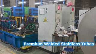 Tube inox soudé TP304, TP316, S32205